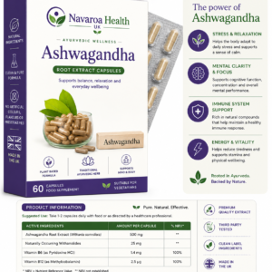 Ashwagandha 500mg (20:1 Extract)